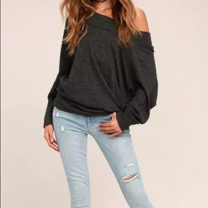 Free People Palisades off the shoulder top
